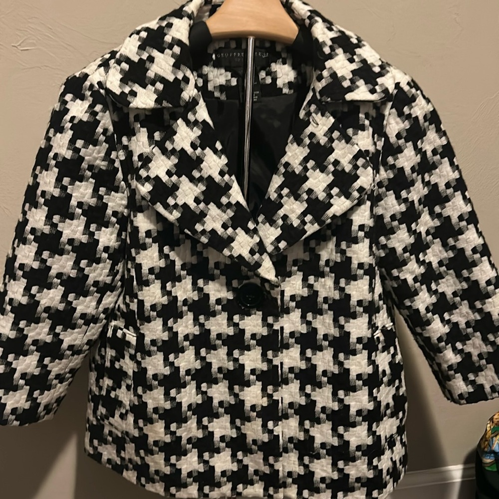 Crop Coat Geoffrey Beene Sport Sz 4